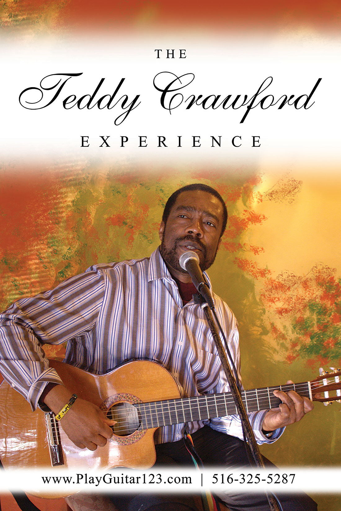 Teddy Crawford musicial instruction and perforomance brochure